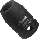 Impact wrench socket, short V5550S-11, VIGOR