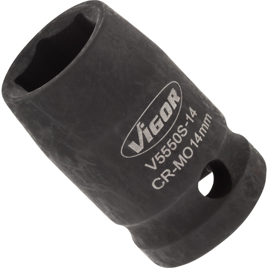 Smūginė galvutė 1/2 col., 14 mm, trumpa (V5550S-14, VIGOR)