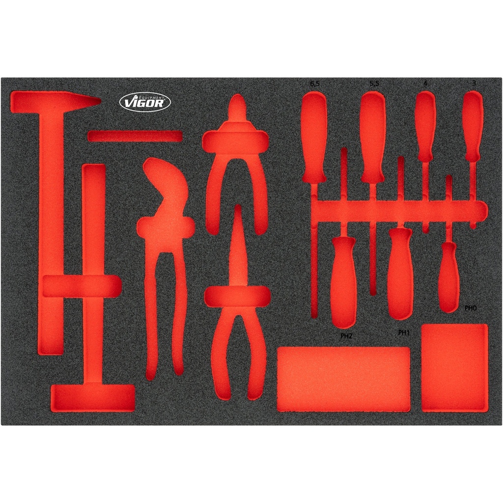 Soft foam insert ∙ empty V5634N-L, VIGOR
