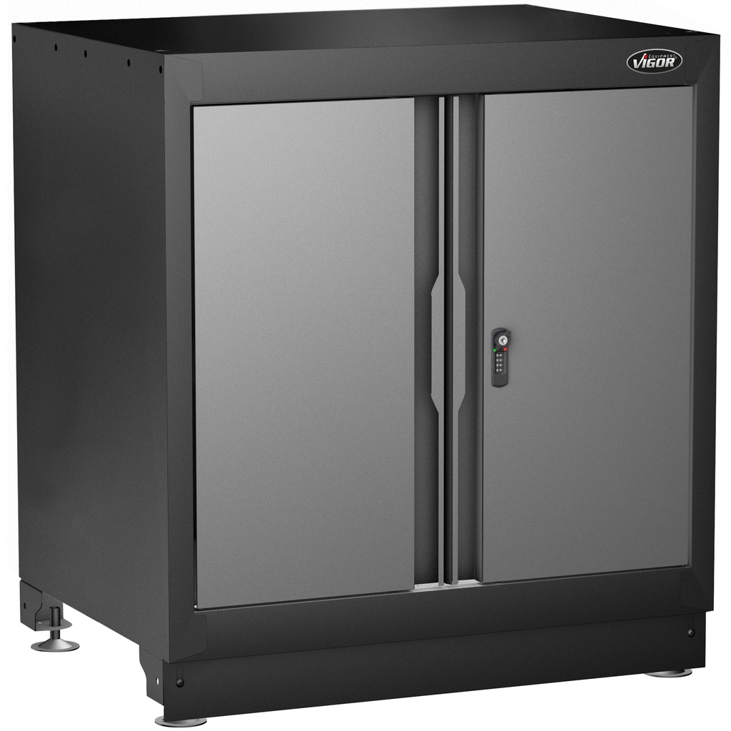 Lower cabinet with double-hinged door, extra deep (V6000-02XD, VIGOR)