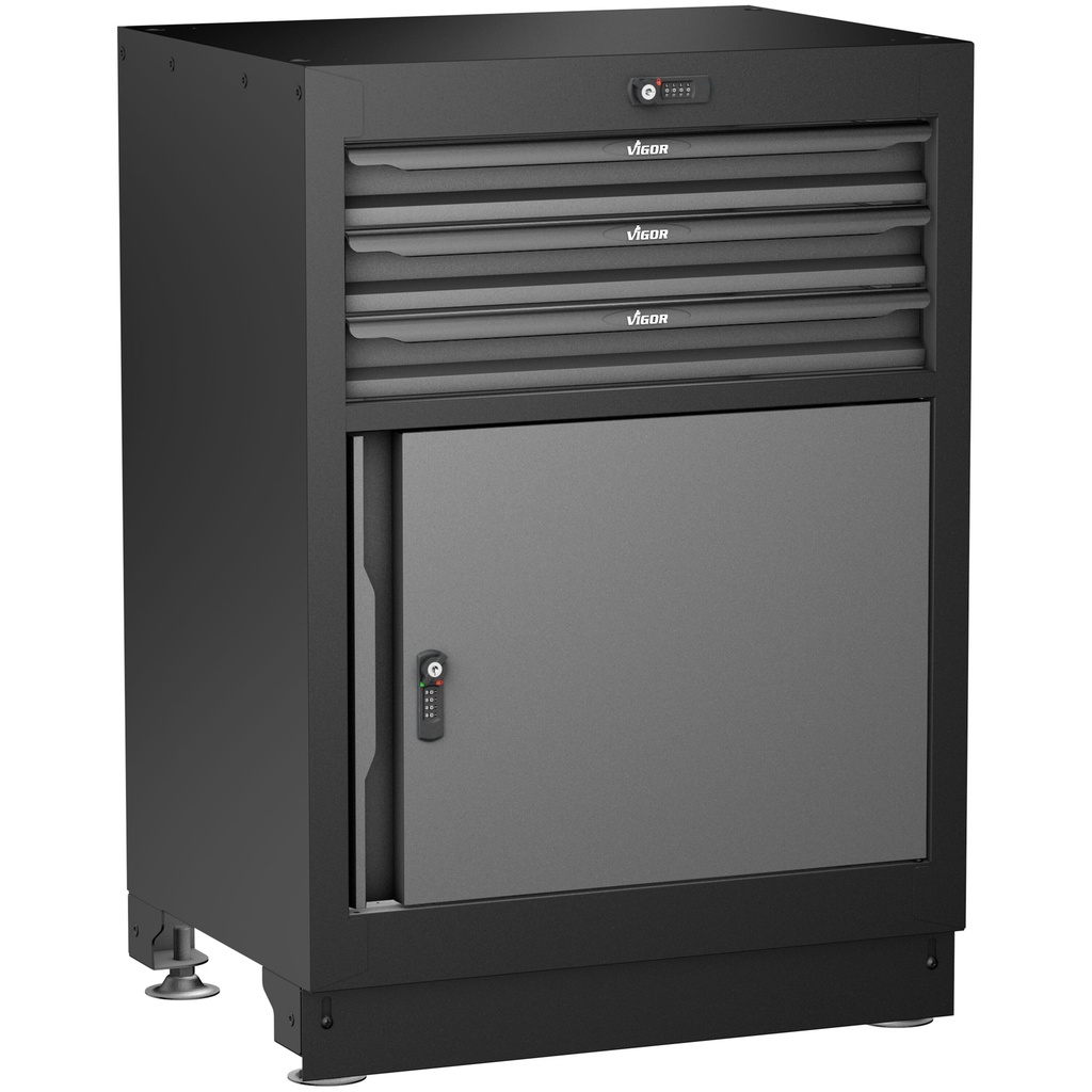 Lower drawer cabinet, 3 drawers (V6000-030, VIGOR)