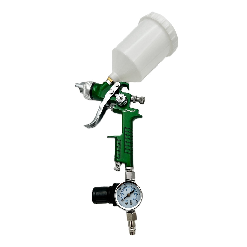 ⬡ Pneumatinis dažymo pistoletas Ø1,4 mm (HVLP) (AS827R, HYMAIR)