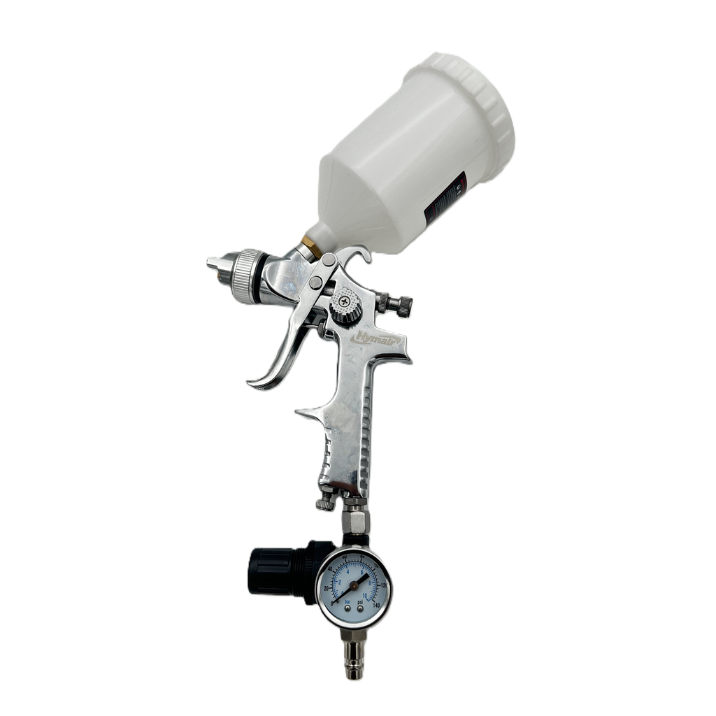⬡ Pneumatinis dažymo pistoletas Ø1,3 mm (HVLP) (AS1001AR13, HYMAIR)