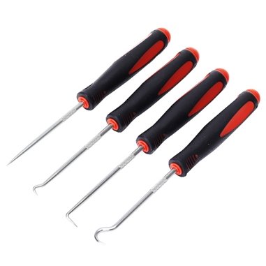⬡ Smeigtukų ir kabliukų rinkinys 4 vnt. Mini (AT5006, ELLIENT TOOLS)