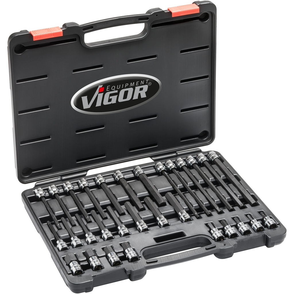 Screwdriver socket set V6019, VIGOR