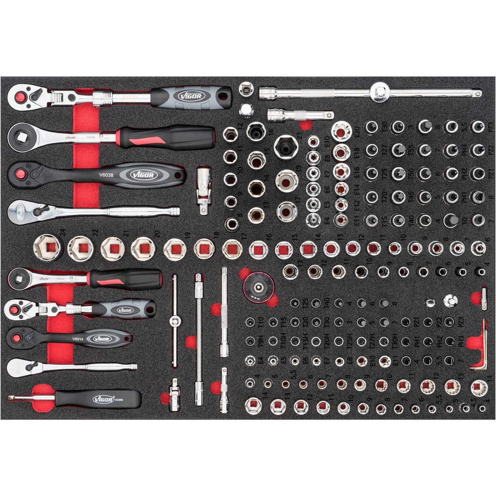 Socket set V6821, VIGOR