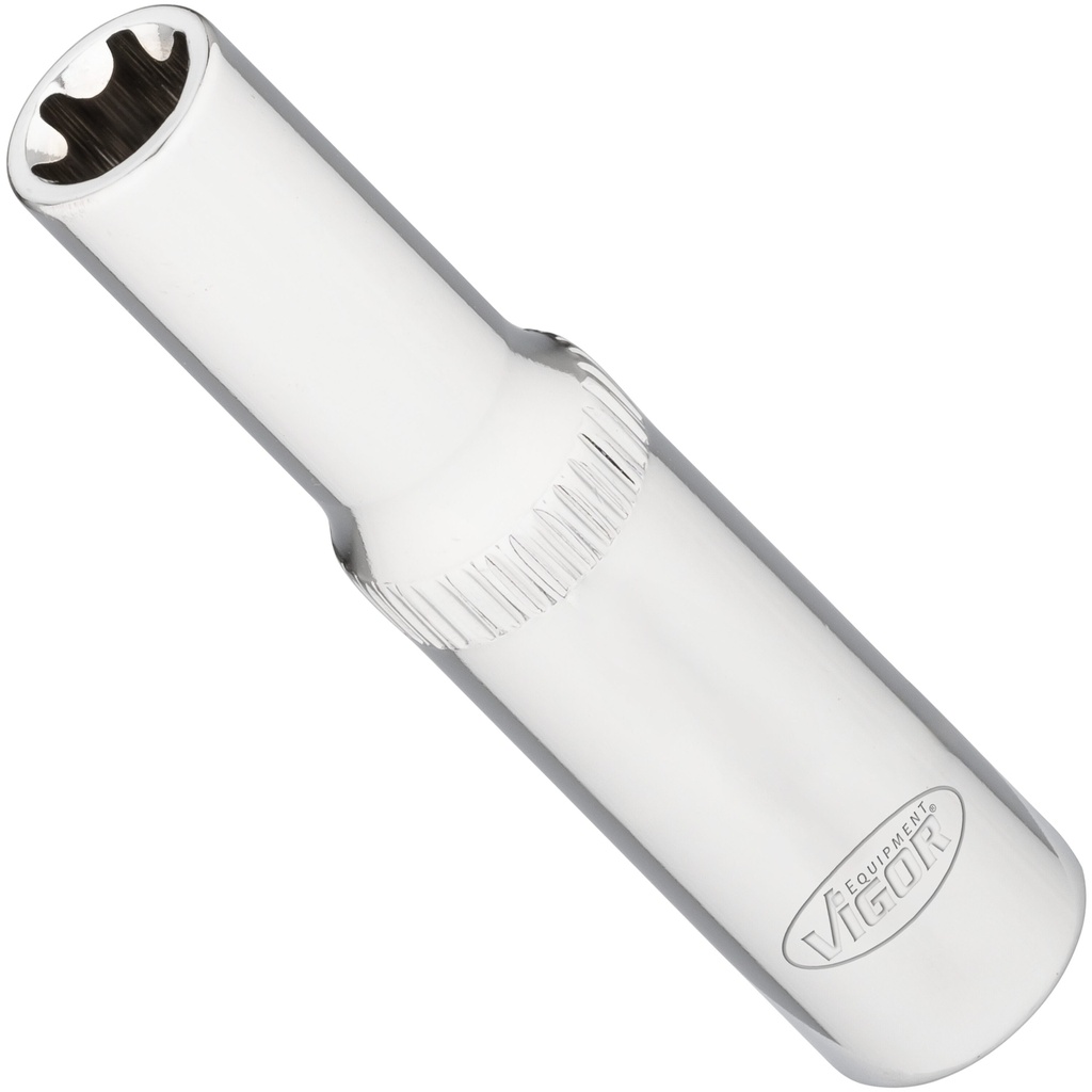 E-TORX socket, long E8, 1/4 inch V7014-8, VIGOR