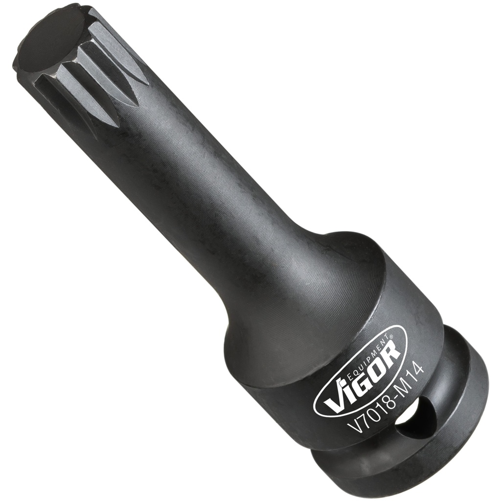 Smūginio veržliasūkio atsuktuvo antgalis (V7018-M14, VIGOR)