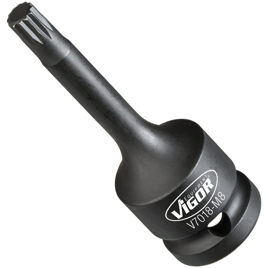 Triecienatslēgas skrūvgrieža uzgalis (V7018-M8, VIGOR)