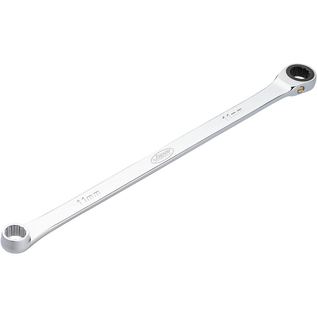 Sprūdrata gredzenatslēga, īpaši gara, 11 mm (V7031-11, VIGOR)