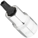 Screwdriver bit 1/2 inch, tamper-resistant TORX T45H, 55 mm (V7055-T45H, VIGOR)