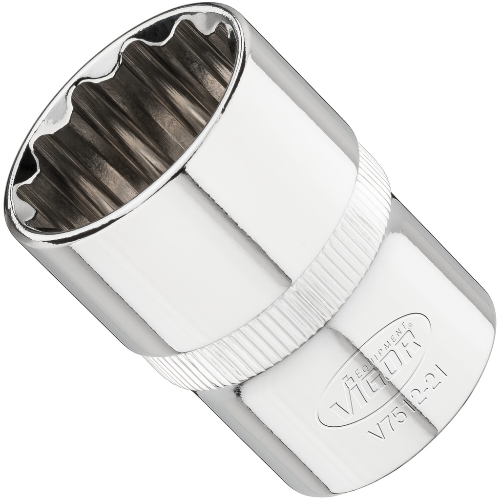 Galvutė dvylikakampė 1/2 col. 21 mm (V7512-21, VIGOR)
