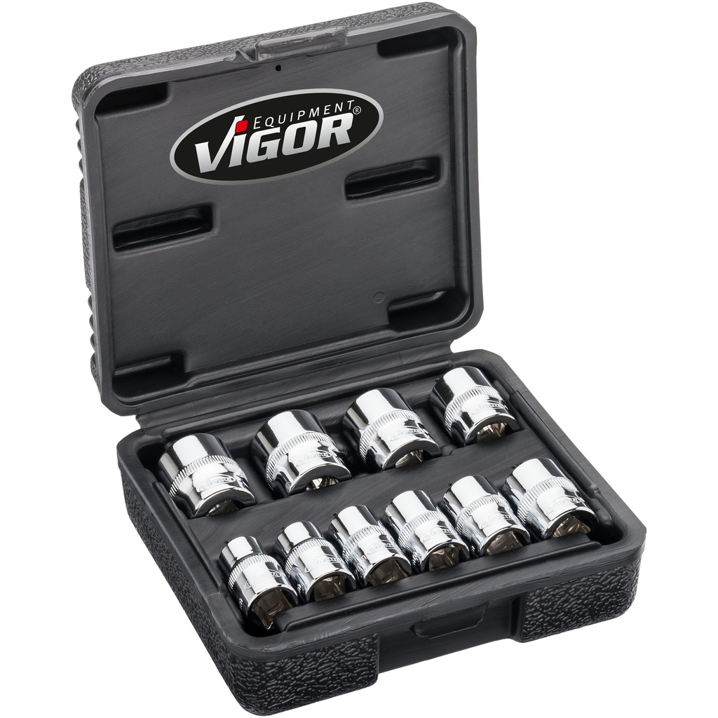 Socket set V7538/10, VIGOR