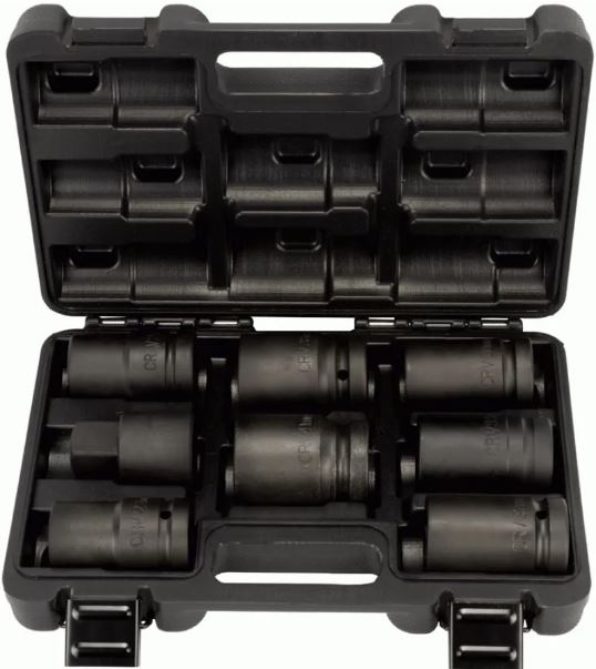 [40328] [40328] [40328] 1/2" Prailgintų smūginių galvučių rinkinys 8vnt.