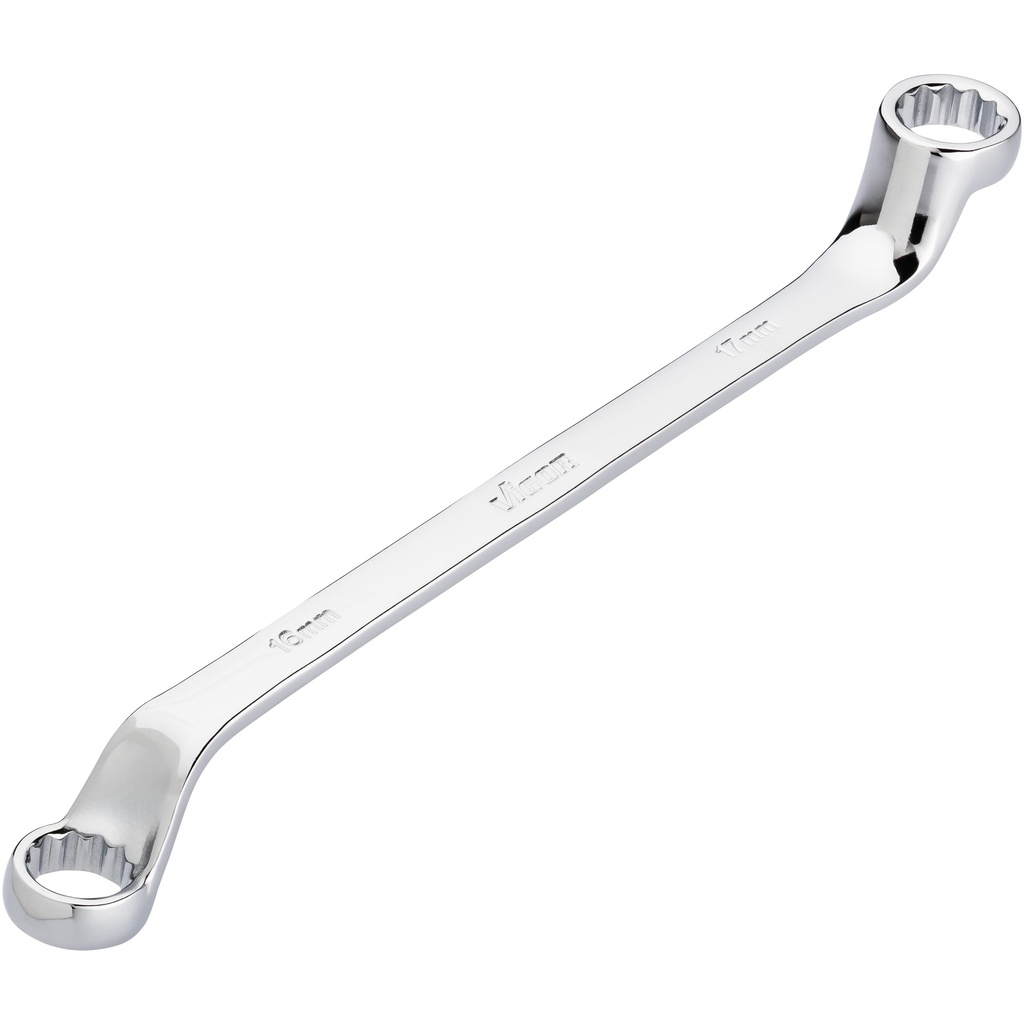 Double box-end wrench, 16 × 17 mm (V7750-16X17, VIGOR)