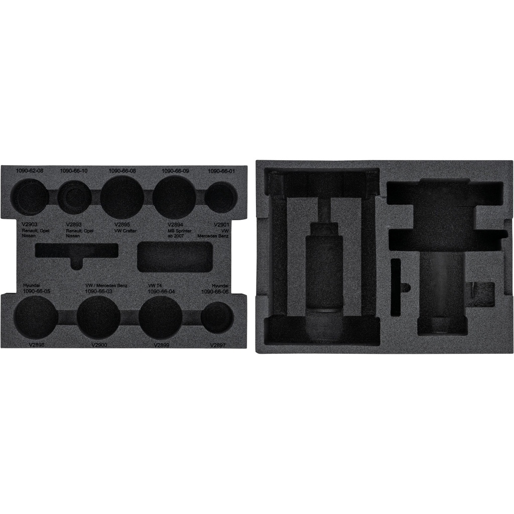 Soft foam insert ∙ empty V7857-L, VIGOR