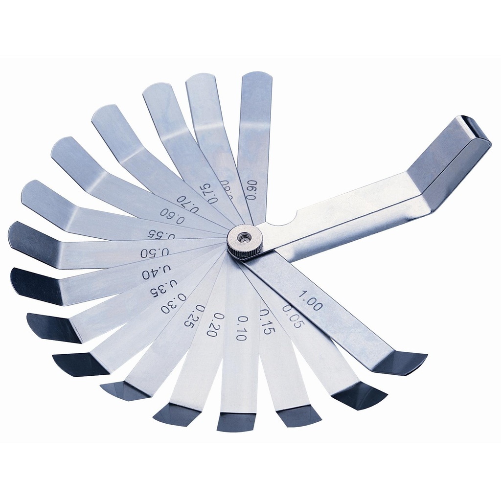 ⬡ Feeler gauges set 16leaves (S09402, SATA)