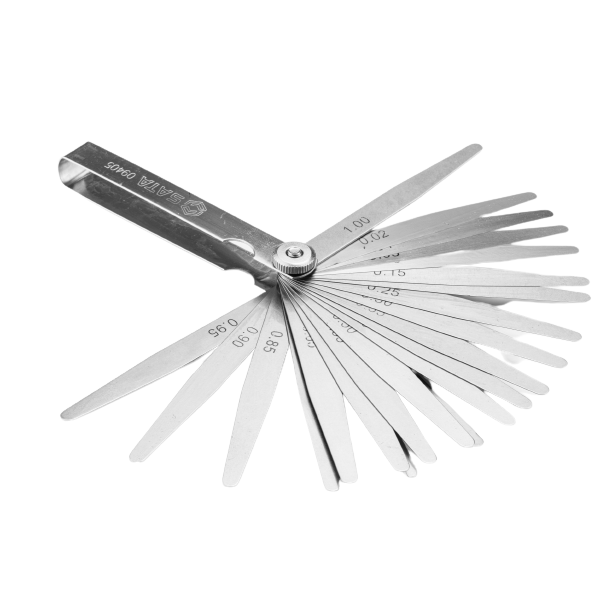 ⬡ Feeler gauges set 23 leaves (S09405, SATA)