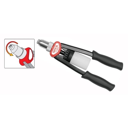 ⬡ Hand riveter with rotary head (YT36092, YATO)