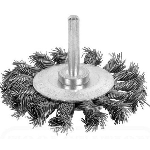⬡ Vytas mazginis diskinis šepetys su kotu, 75 mm (YL220075)