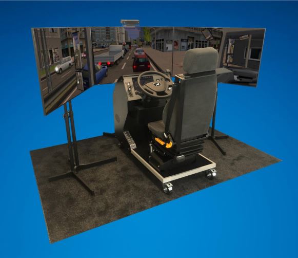Kravas automašīnu / autobusu vadīšanas simulators Tutor F12HV-3/L55 (F12HV, FOERST)