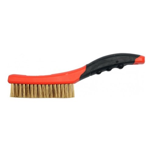 ⬡ Brass brush with plastic handle (YT6344, YATO)