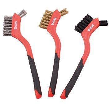 ⬡ Wire brush with plastic handle set 3pcs. (YT6351, YATO)