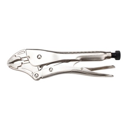 ⬡ Fiksuojamos replės lenktais žiaunais 250 mm (CL602201, CHANGLU TOOLS)