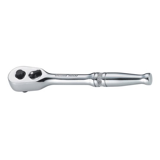 ⬡ 1/4" Dr. Quick-release ratchet with metal handle, L=143mm (S11905, SATA)