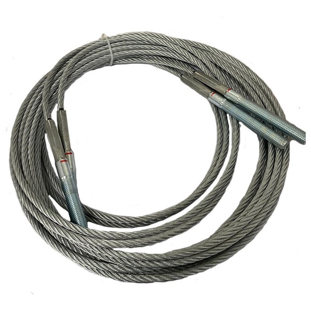 ⬡ Steel rope (2pcs) for PL-4.0-2D. Spare part (T2PL402D, PULI)