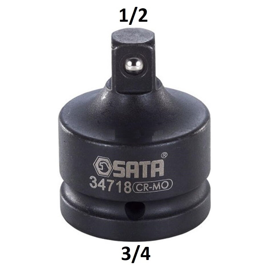 Smūginis adapteris 3/4"(F) - 1/2"(M) (S34718, SATA)