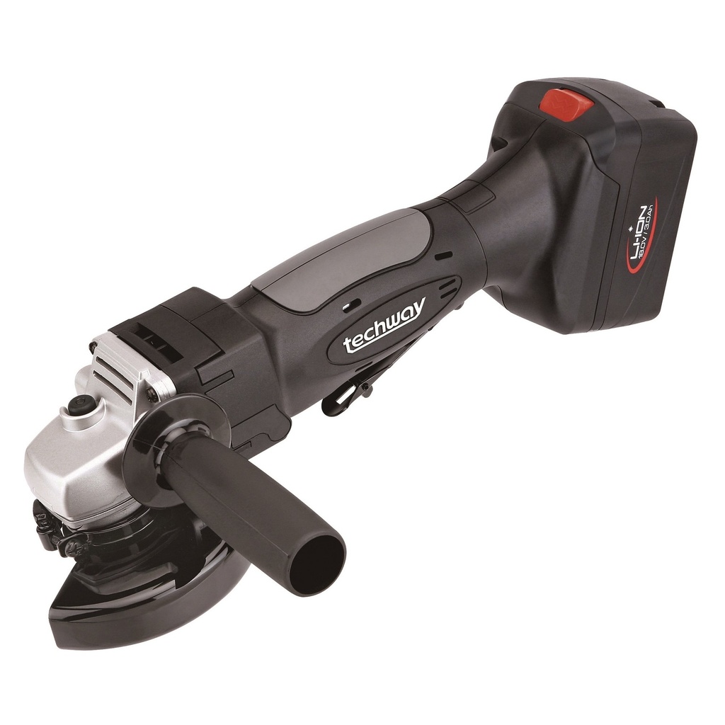 ⬡ Li-ion Cordless angle grinder 125mm 18V (T75102158, TECHWAY)