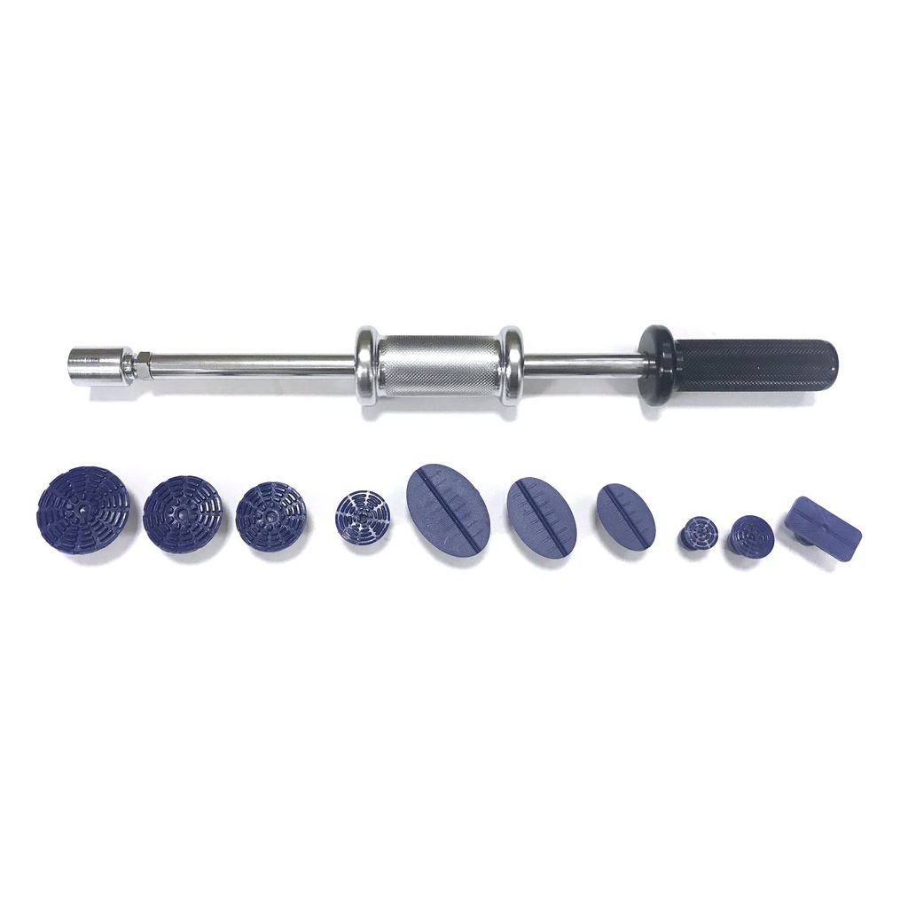 ⬡ Sliding hammer - mini type with 10pcs glue pads (AT5229, ELLIENT TOOLS)