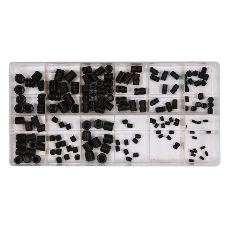 Socket head screw set HEX 160pcs (YT06777, YATO)