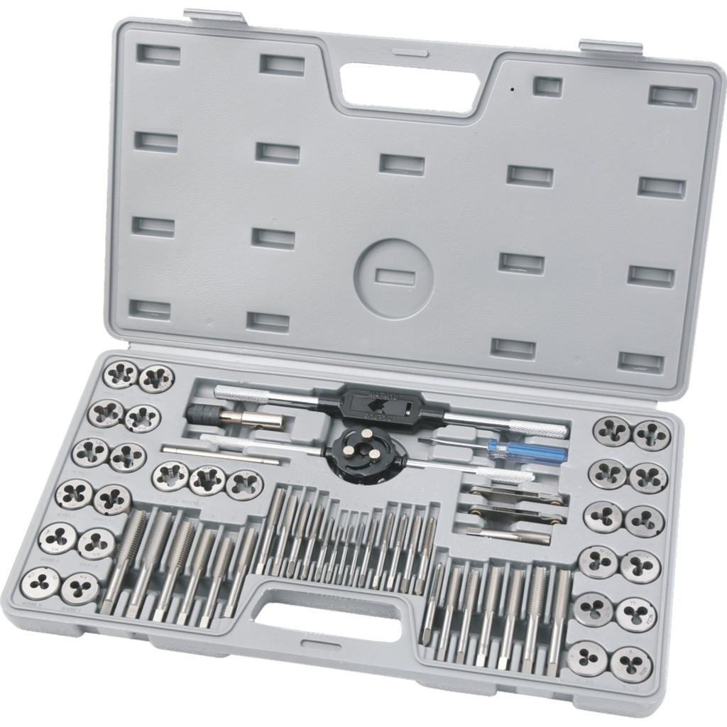 ⬡ Taps and dies set 60pcs M3-M12, SAE (WT19F10232)
