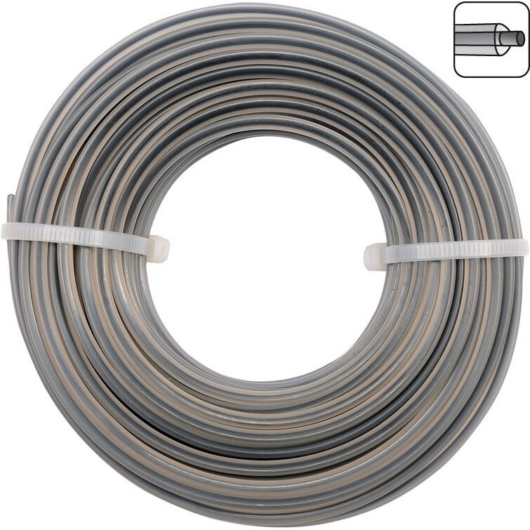⬡ Grass trimmer line TRYGON (triangular) 2.4mm x 15m (89470TRY)