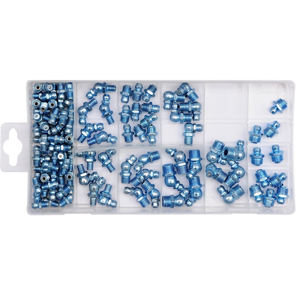 ⬡ Grease nipples set 110pcs. (YT06888, YATO)