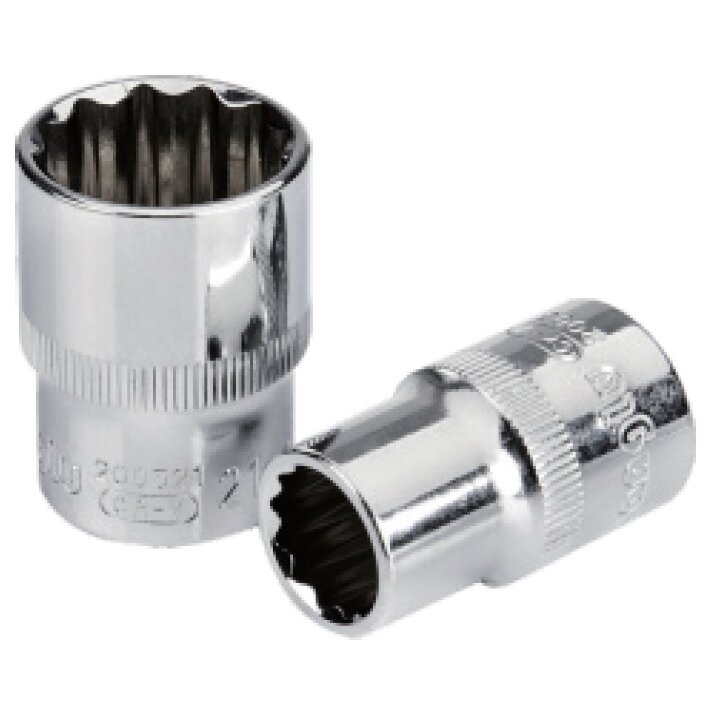 ⬡ 1/2" Dr. 12pt. Socket 13mm (CL200513, CHANGLU TOOLS)