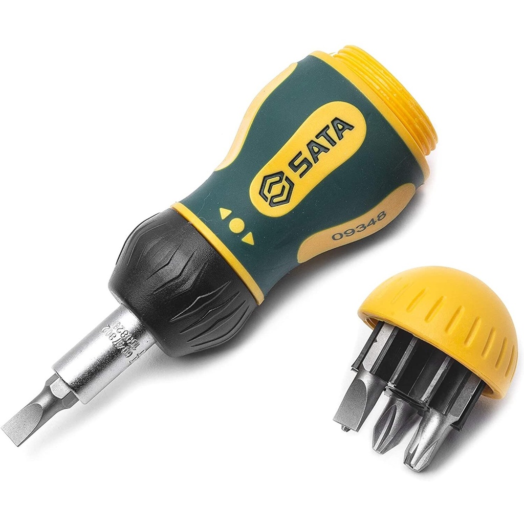 ⬡ Screwdriver with interchangeable bits (7pcs) (ST09348, SATA)