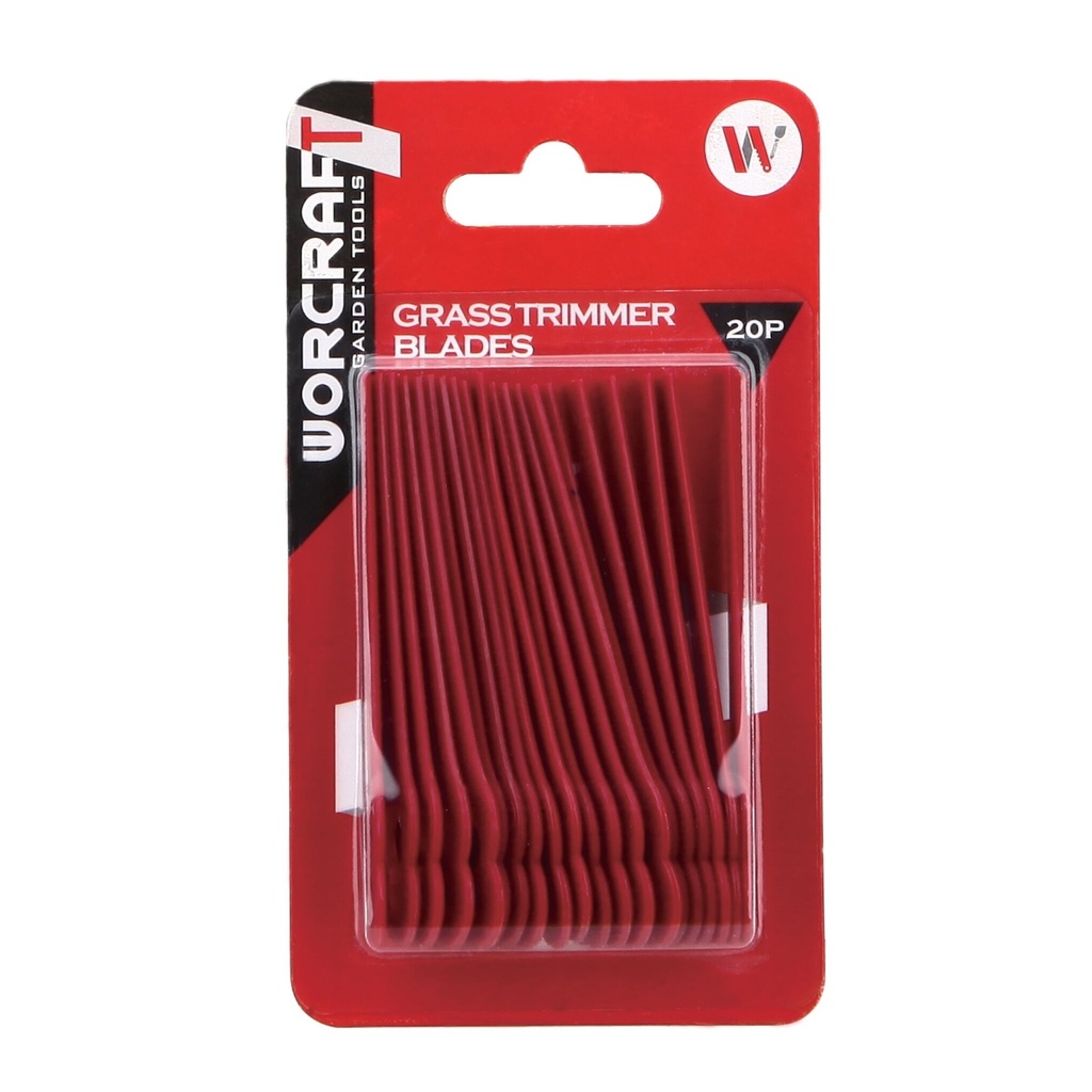 ⬡ Nylon blade set 20pcs for grass trimmer WORCRAFT (CGTS20LI, WORCRAFT)