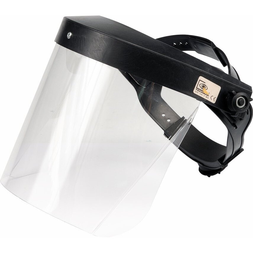 ⬡ Protective face shield, polycarbonate (74460, VOREL)