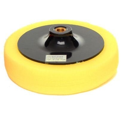 ⬡ Polishing sponge 150mm 30kg / m3 (yellow) (KD1596)