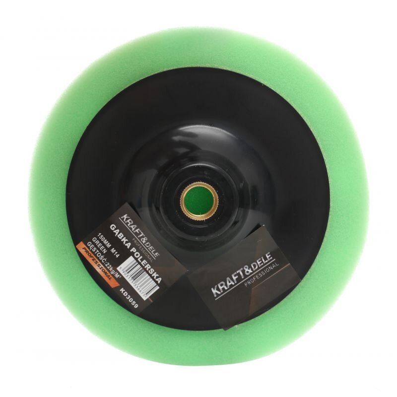 Poliravimo kempinė 150mm 22kg/m3 (žalia) (KD3059)