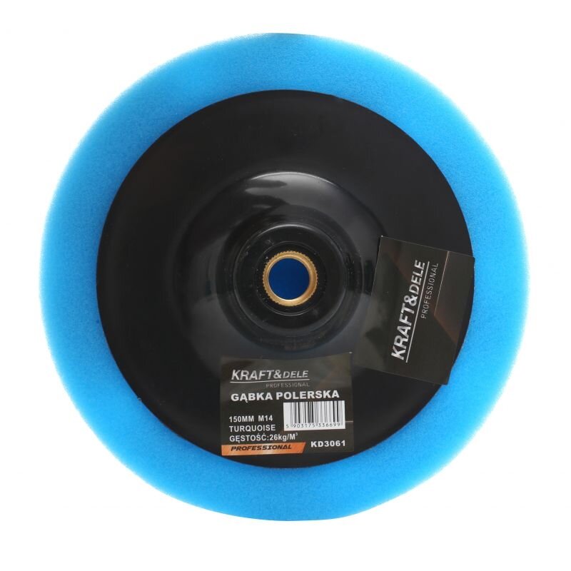 ⬡ Polishing sponge 150mm 26kg / m3 (blue) (KD3061)