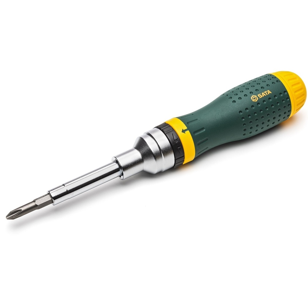 ⬡ Screwdriver with interchangeable bits (19pcs) (ST09350, SATA)