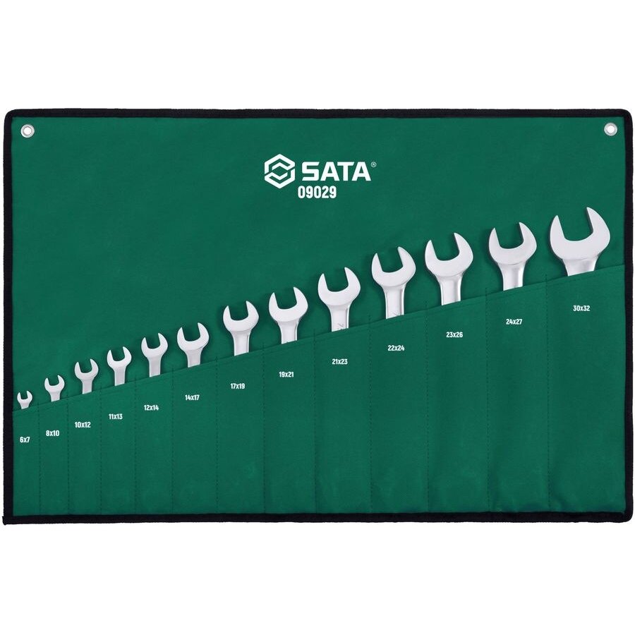 Veržliarakčių atvirais galais rink. (13vnt) (6-32mm) (S09029, SATA)