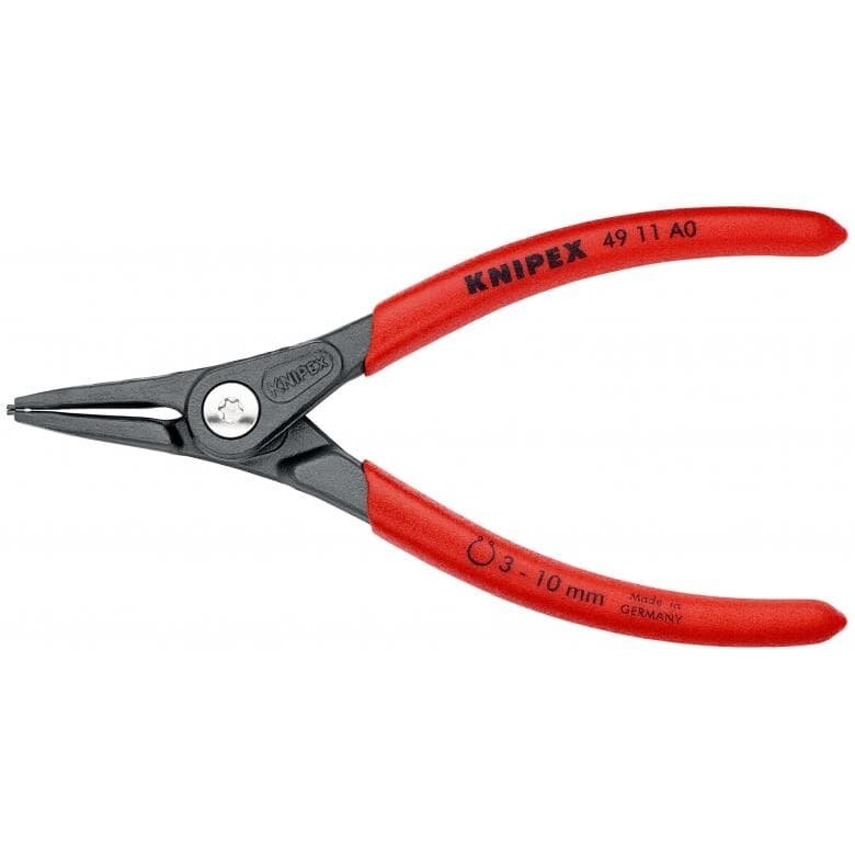 ⬡ Precision circlip pliers. External 140mm (Ø3-10mm) KNIPEX (4911A0, KNIPEX)