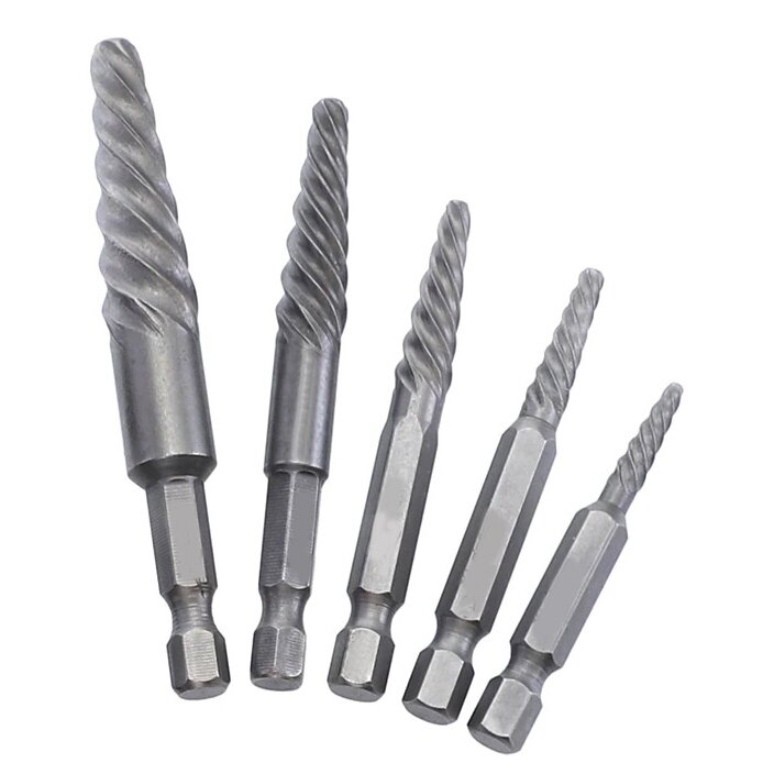 ⬡ Extractor set 6pcs (thick) 1/4" HEX (CL705953, CHANGLU TOOLS)