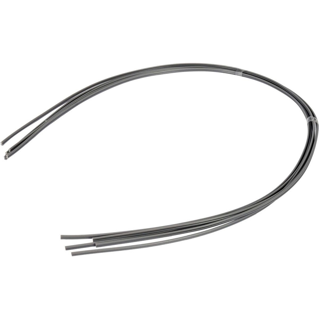 ⬡ Welding plastic rods set (5pcs) (PVC polyvinyl chloride) 2.5x5mm 5х1m (YT82306, YATO)