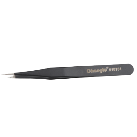 ⬡ Tweezers straight (normal head) 125mm (CL810701, CHANGLU TOOLS)
